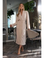 L&L 2558 Celeste dlouhý dámský župan M-2XL