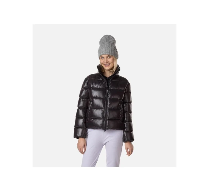 Rossignol W Shiny Bomber bunda černá Rossignol W Shiny Bomber bunda černá