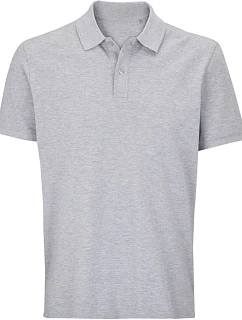 SOL'S Pegase Unisex piqué polo z těžké bavlny 25.4242 grey melange