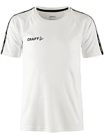 Craft Teamwear Squad Go Contrast Jersey Jr Dětské kontrastní sportovní tričko 82.2727 white Craft Teamwear Squad Go Contrast Jersey Jr Dětské kontrastní sportovní tričko 82.2727 white