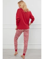 Italská móda Evora long r. long sp. barva:c.red/print Italská móda Evora long r. long sp. barva:c.red/print