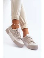 Dámské tenisky na tlusté podrážce model 21650049 šedé - Lee Cooper