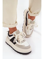 Dámské tenisky na platformě šedé Florinda