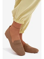 Materiálové dámské světle hnědé model 22102802 - Boto