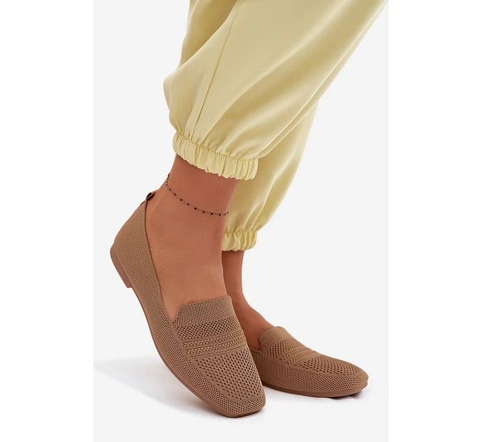 Materiálové dámské světle hnědé model 22102802 - Boto