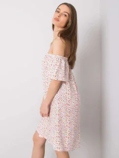 Šaty D73771M30145G bílé a červené