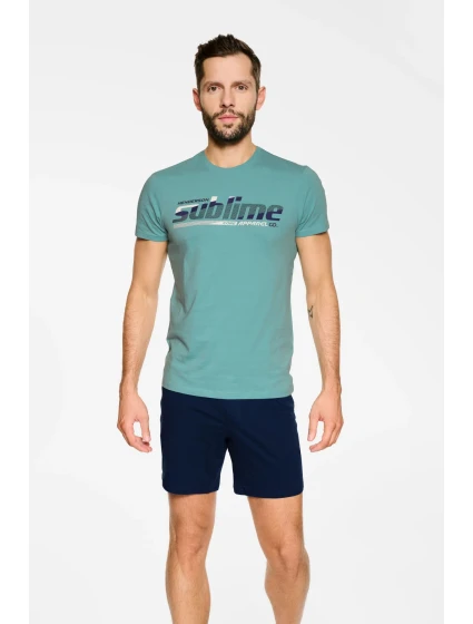 Pyžamo Noward 39732-06X Zelená a tmavě modrá - Henderson