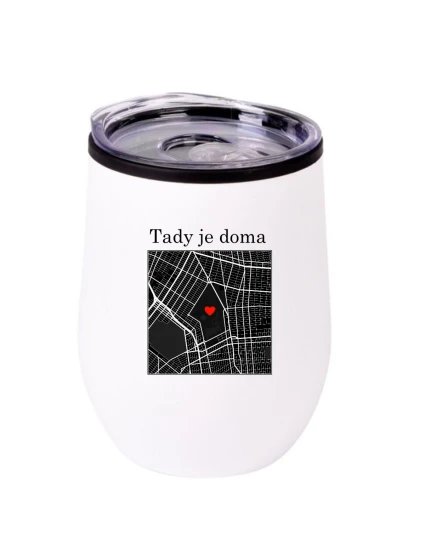 Personalizovaný termohrnek "bowl" s mapou Personalizovaný termohrnek "bowl" s mapou