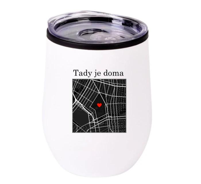 Personalizovaný termohrnek "bowl" s mapou Personalizovaný termohrnek "bowl" s mapou