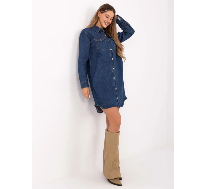 Dámské Jeans šaty D80026BI30469M314 Tmavě modrá - FPrice