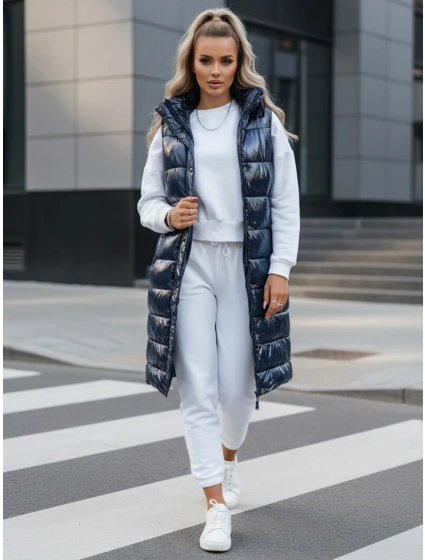 Dámská prošívaná vesta modrá Dstreet model 21970177 - FashionStreet