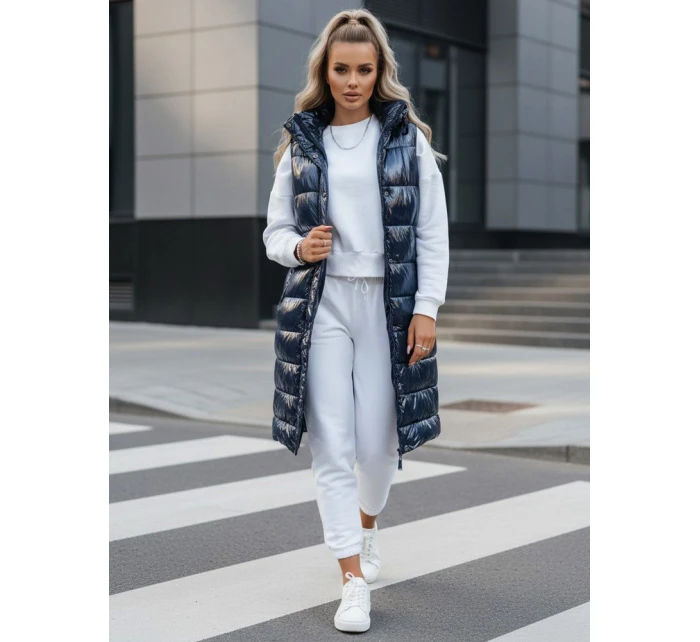 Dámská prošívaná vesta modrá Dstreet model 21970177 - FashionStreet