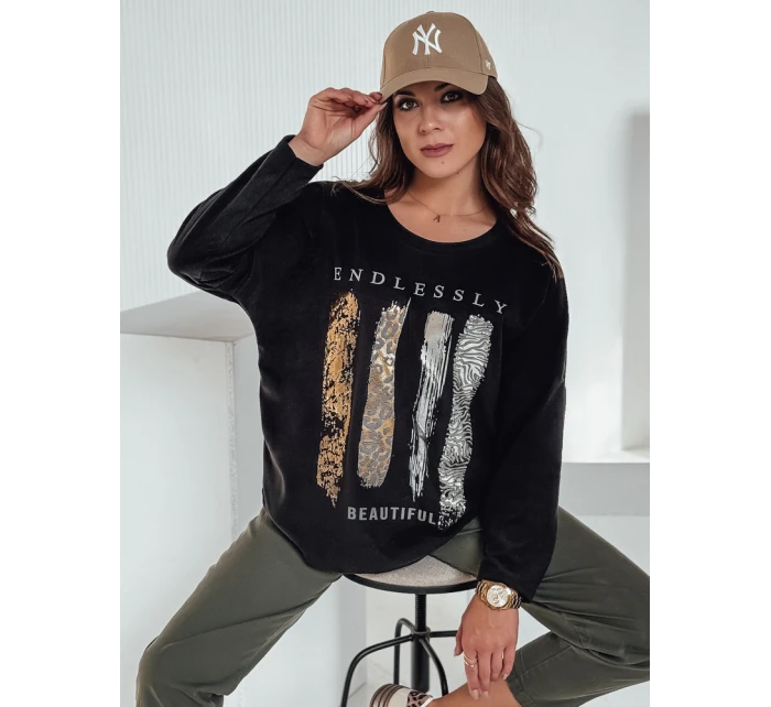 dámská halenka oversize černá Dstreet model 21982021 - FashionStreet