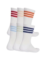 Adidas 3-Stripes Essentials Cushioned Crew 6 Pak ponožky bílé KE5493 Adidas 3-Stripes Essentials Cushioned Crew 6 Pak ponožky bílé KE5493