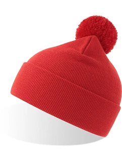 WindS Pletená čepice s bambulí red model 22450561 - Atlantis Headwear