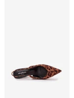 Lakované lodičky na jehlovém podpatku bordó model 21757904 - Boto