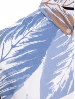 Pánská bílá košile s krátkým rukávem FashionStreet KX1033