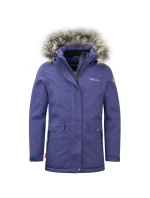Dívčí zateplená bunda Trollkids Dívčí zimní kabát Oslo Coat XT s kapucí fialová (180-154)