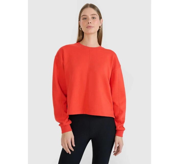 Dámská mikina model 21434893 oversize bez kapuce - 4F Dámská mikina model 21434893 oversize bez kapuce - 4F