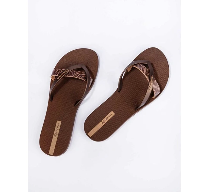 Ipanema dámské žabky Kirei módní pohodlné hnědé na pláž dámské