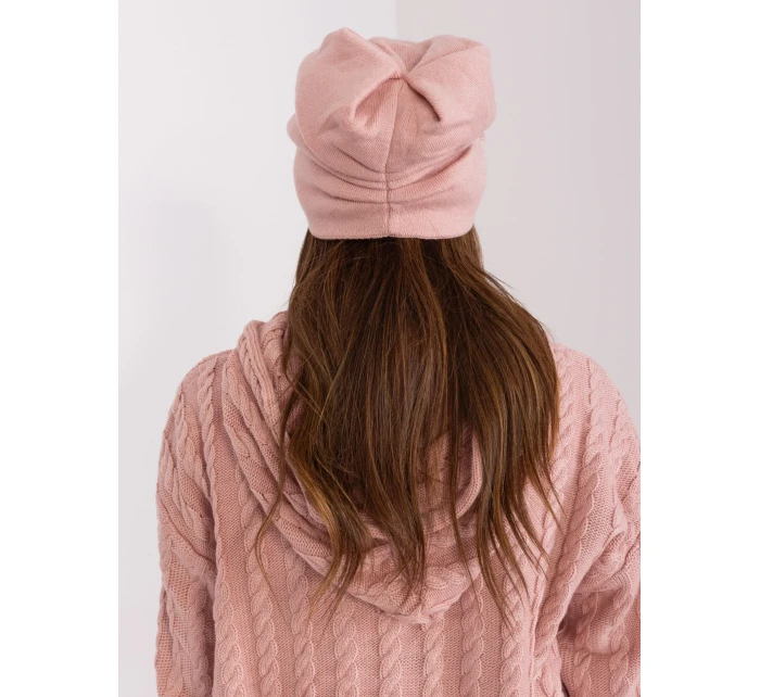 Czapka AT CZ model 21488730 jasny różowy - FPrice