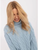 Sweter AT SW model 20463624 jasny niebieski - FPrice