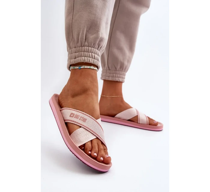 Dámské pantofle Big Star Růžové Dámské pantofle Big Star Růžové
