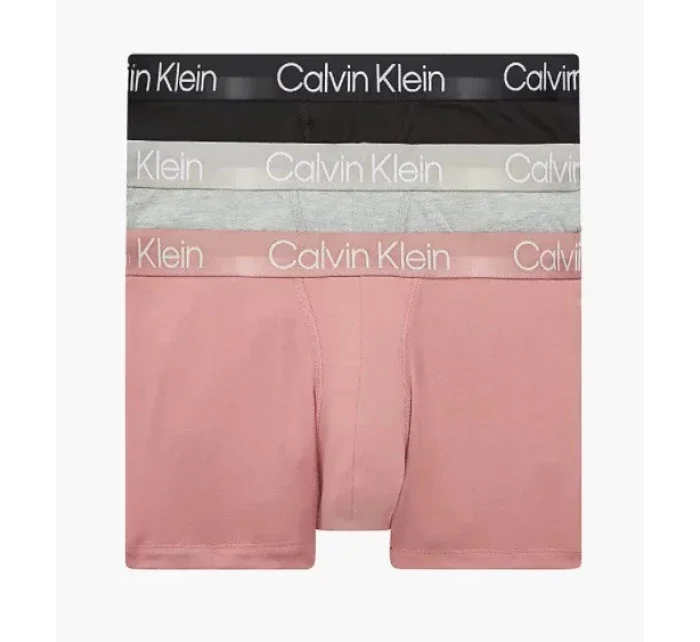 Pánské bavlněné trenýrky 3pack NB2970A-UW5 - Calvin Klein