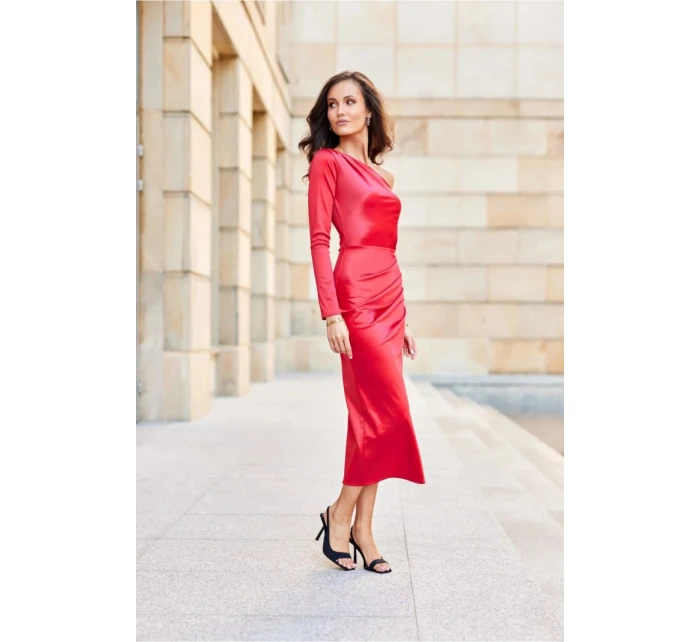 Večerní šaty model 21145685 červené - Roco Fashion