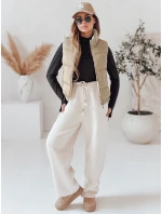 Dámská prošívaná vesta URBANELLE béžová FashionStreet TY4973