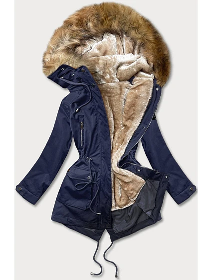 PARKA DAMSKA Z GRANATOWA model 21798978 - LHD