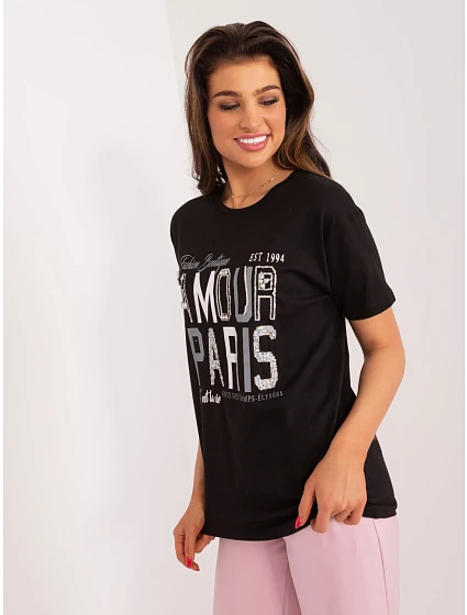 T shirt PM TS model 19525620 czarny - FPrice