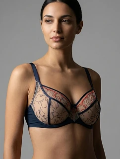 LAILA NAVY BLUE SOFT BRA