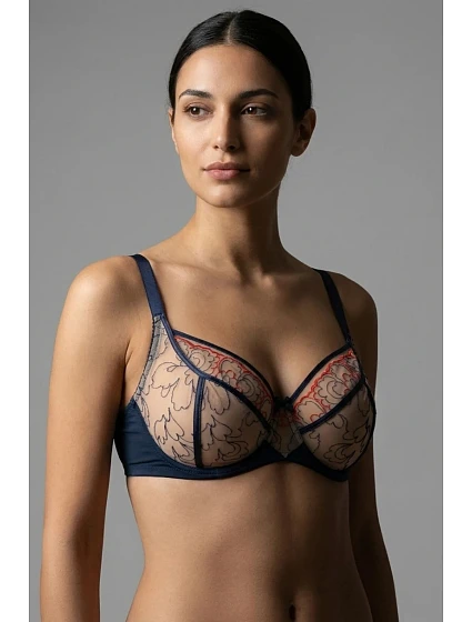 LAILA NAVY BLUE SOFT BRA LAILA NAVY BLUE SOFT BRA
