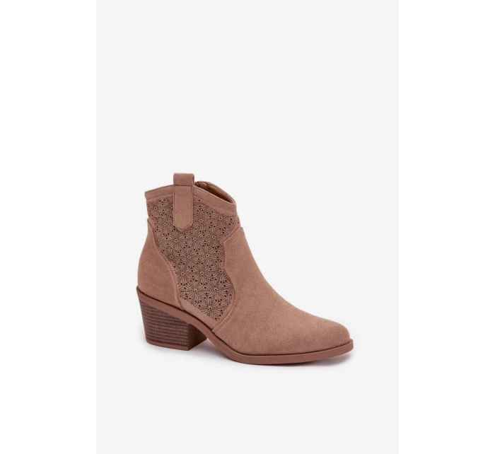 Boty na podpatku  model 224428 Step in style