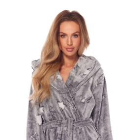 Dámský župan 2212 Nela melange - L&L