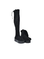 Dámské černé semišové boty na platformě model 21905119 - Big Star Dámské černé semišové boty na platformě model 21905119 - Big Star