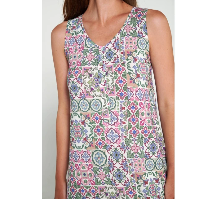 Noční košile s knoflíkovou légou model 19696690 - Vamp