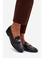 Dámské mokasíny s ozdobným detailem černé Rosynne Dámské mokasíny s ozdobným detailem černé Rosynne