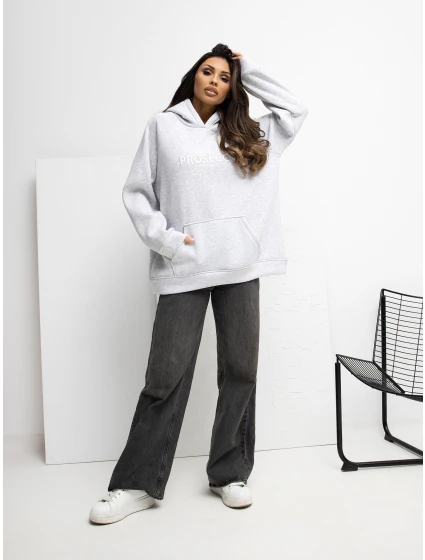 Mikina RV BL A1034.26 světle šedá Mikina RV BL A1034.26 světle šedá