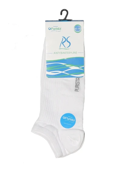 Pánské kotníkové ponožky Socks Antibakteriální Bílá - Regina Pánské kotníkové ponožky Socks Antibakteriální Bílá - Regina