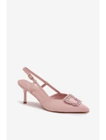 Sandály na podpatku  model 224465 Step in style