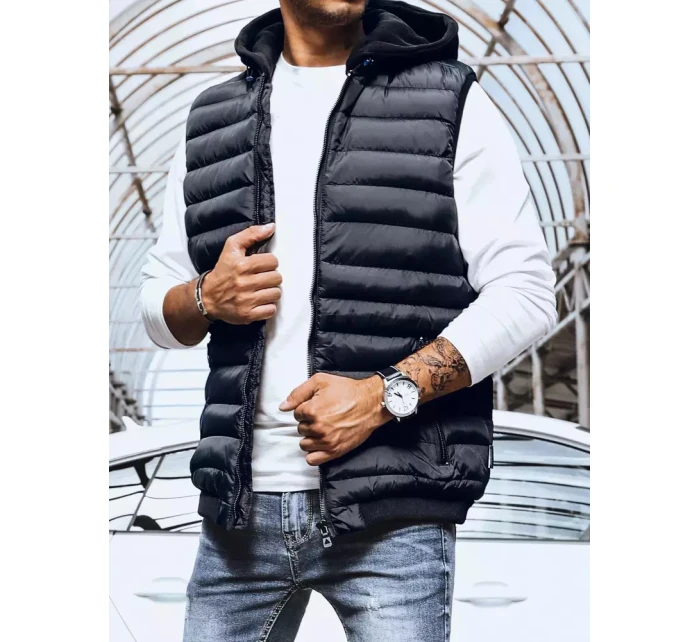 Pánská prošívaná modrá vesta Dstreet model 21964920 - FashionStreet Pánská prošívaná modrá vesta Dstreet model 21964920 - FashionStreet