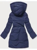 PIKOWANA ZIMOWA KURTKA DAMSKA GRANATOWA model 21244850 - LHD