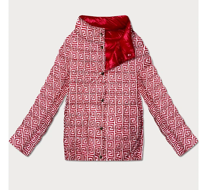 Lekko ocieplana dwustronna kurtka do bioder Goodlookin czerwona (P21-7213/7212-16)