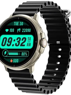 Chytré hodinky RUBICON RNCF15 Titan/Black SMARUB259