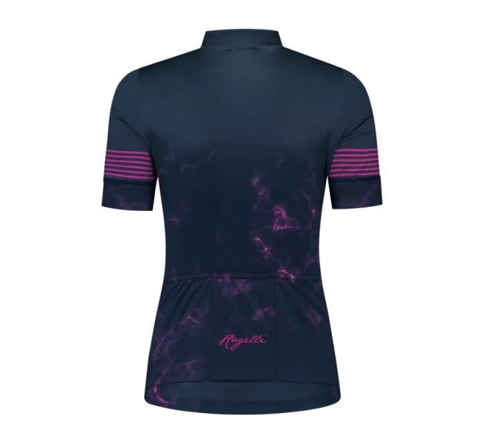 Rogelli dámský dres MARBLE navy blue XL