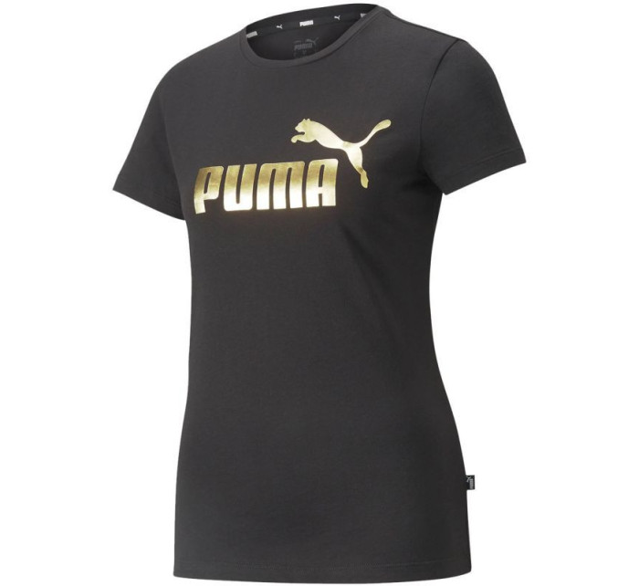 Puma ESS+ Metallic Logo Tee W 848303 01 tričko