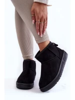 Dámské teplé sněhule Big Star model 21599856 Černe - Big Star Shoes Dámské teplé sněhule Big Star model 21599856 Černe - Big Star Shoes