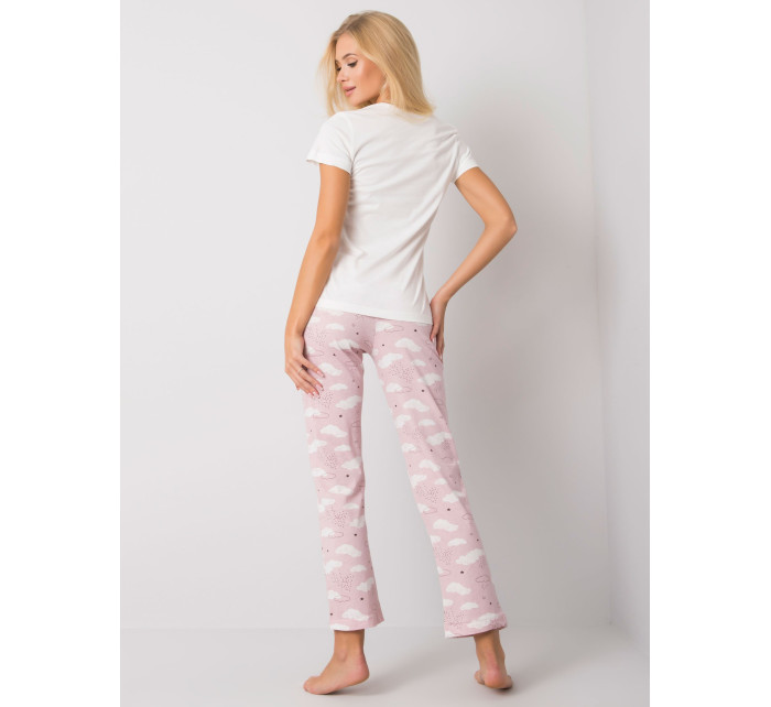 Pyžamo BR PI 3256 bílé a růžové